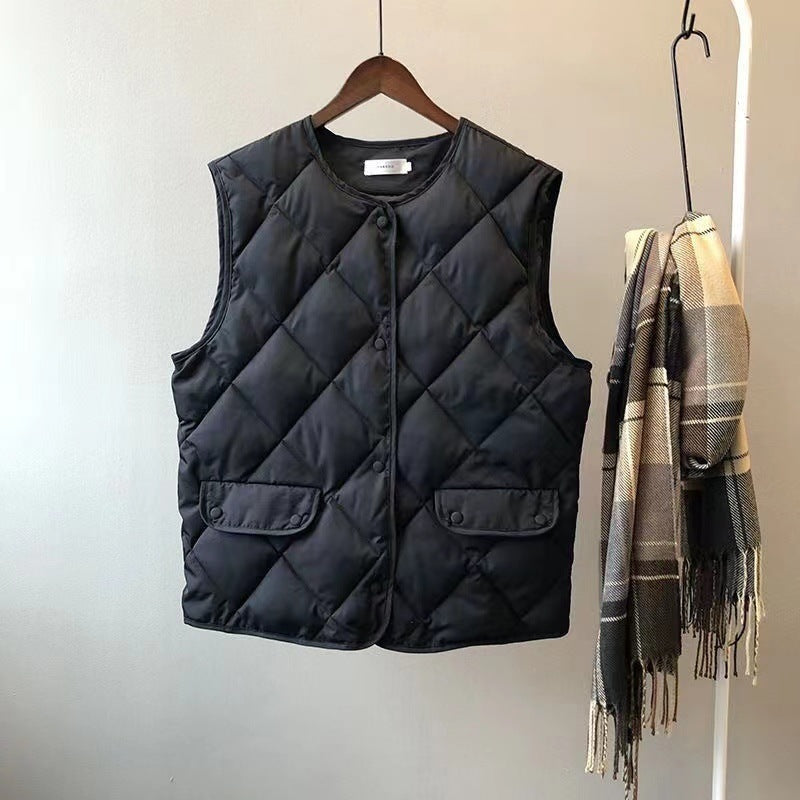 Dames Bodywarmer Gewatteerd Quilted Jacket