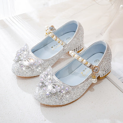 Glitterschoen voor Meisjes met Pailletten en Parels Comfortabel