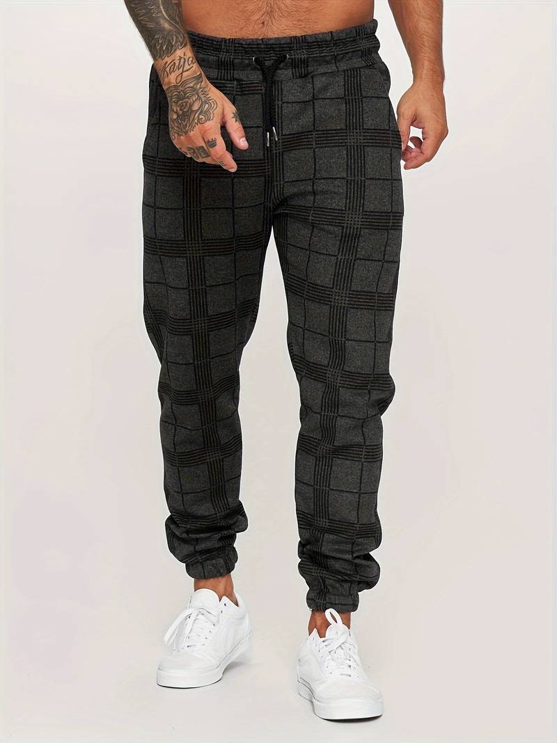 Heren Sweatpants Zwart Comfortabel Joggingbroek