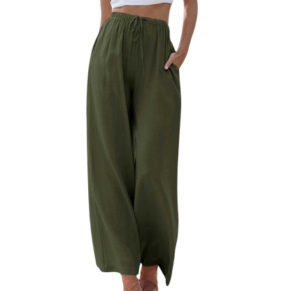 Luxora Elegante Katoen Linnen Broek