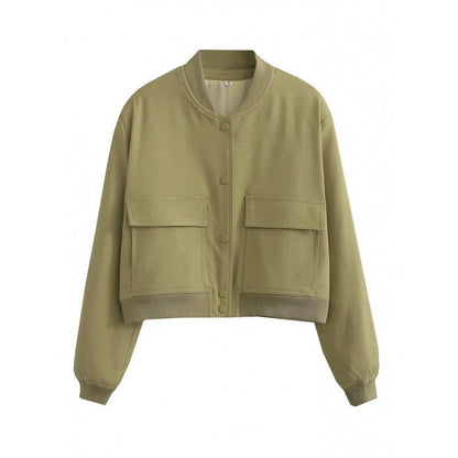 Dames Bomberjas Elegante Stedelijke Stijl