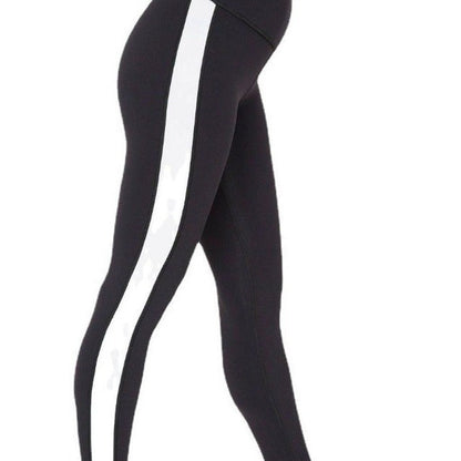 Dames Sportlegging Elegante Fit met Contrasterende Strepen
