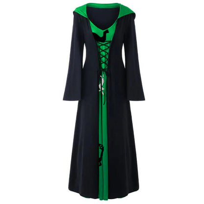Dames Verkleedjurk Capuchon Warm en Stijlvol
