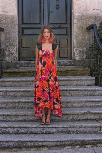 Dames Maxi-jurk Lichtgewicht Zwierig Romantische Stijl
