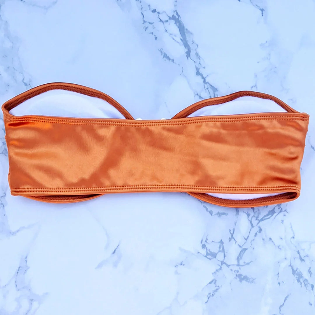 Strapless Bikini Trendy Zomer Badpak voor Vrouw