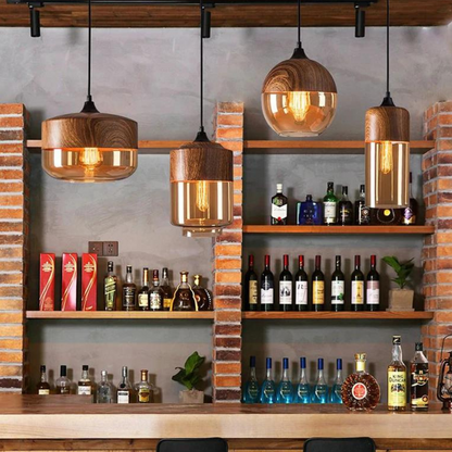 Houten Plafondlamp Noordse Stijl Modern Scandinavisch Design