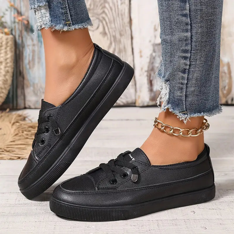 Dames Instappers Casual Comfortabel Leer