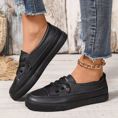 Dames Instappers Casual Comfortabel Leer