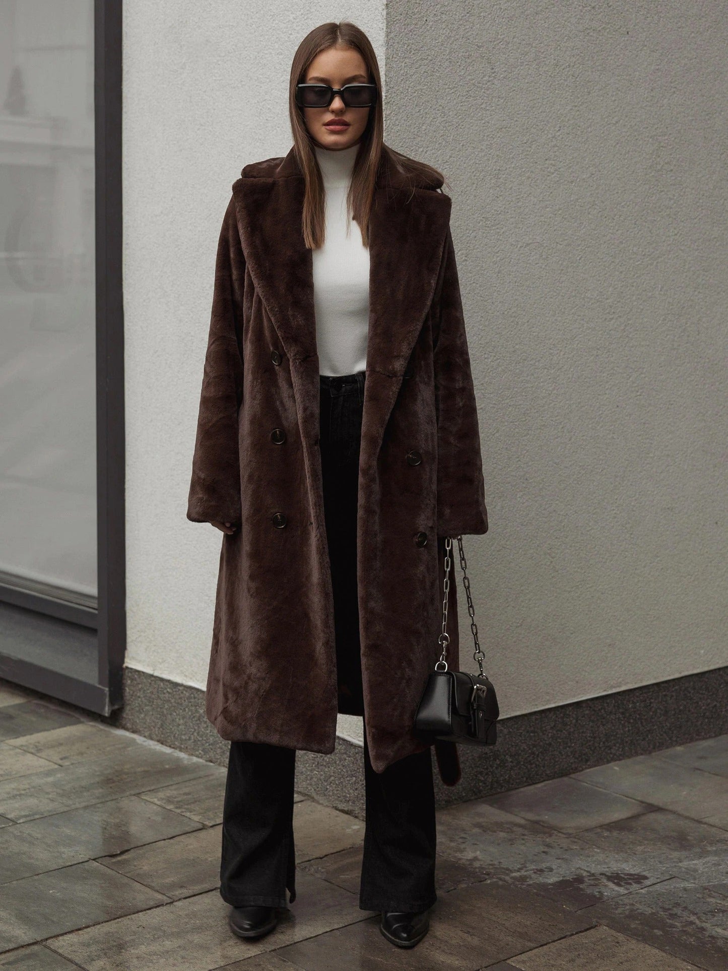 Dame Lange jas Fernanda Warm en Stylish