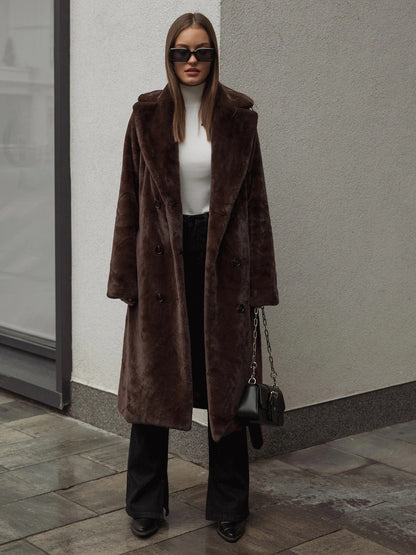 Dame Lange jas Fernanda Warm en Stylish