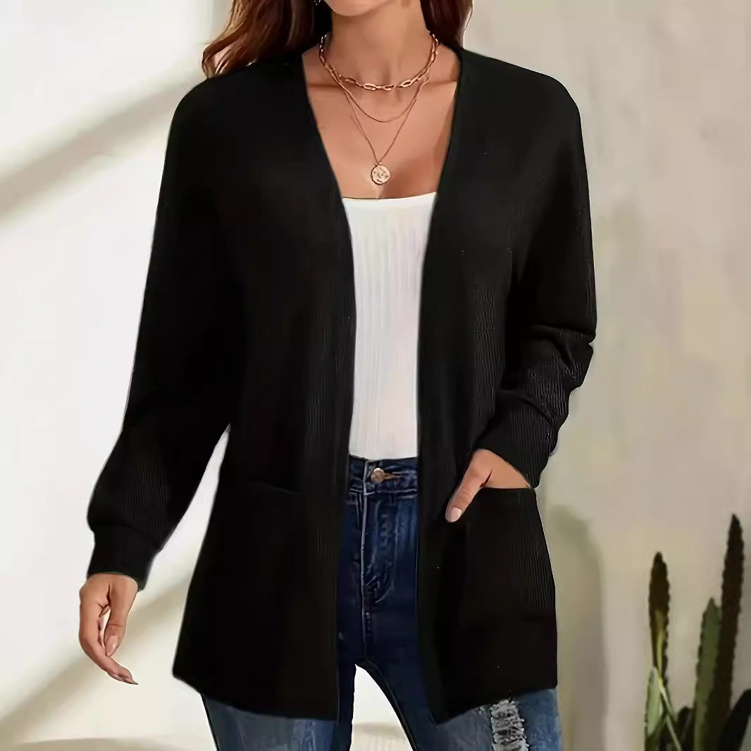 Dames Vest Met Zakken Elegant Design Ravina