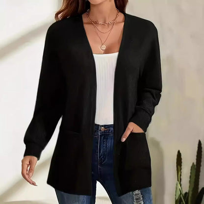 Dames Vest Met Zakken Elegant Design Ravina