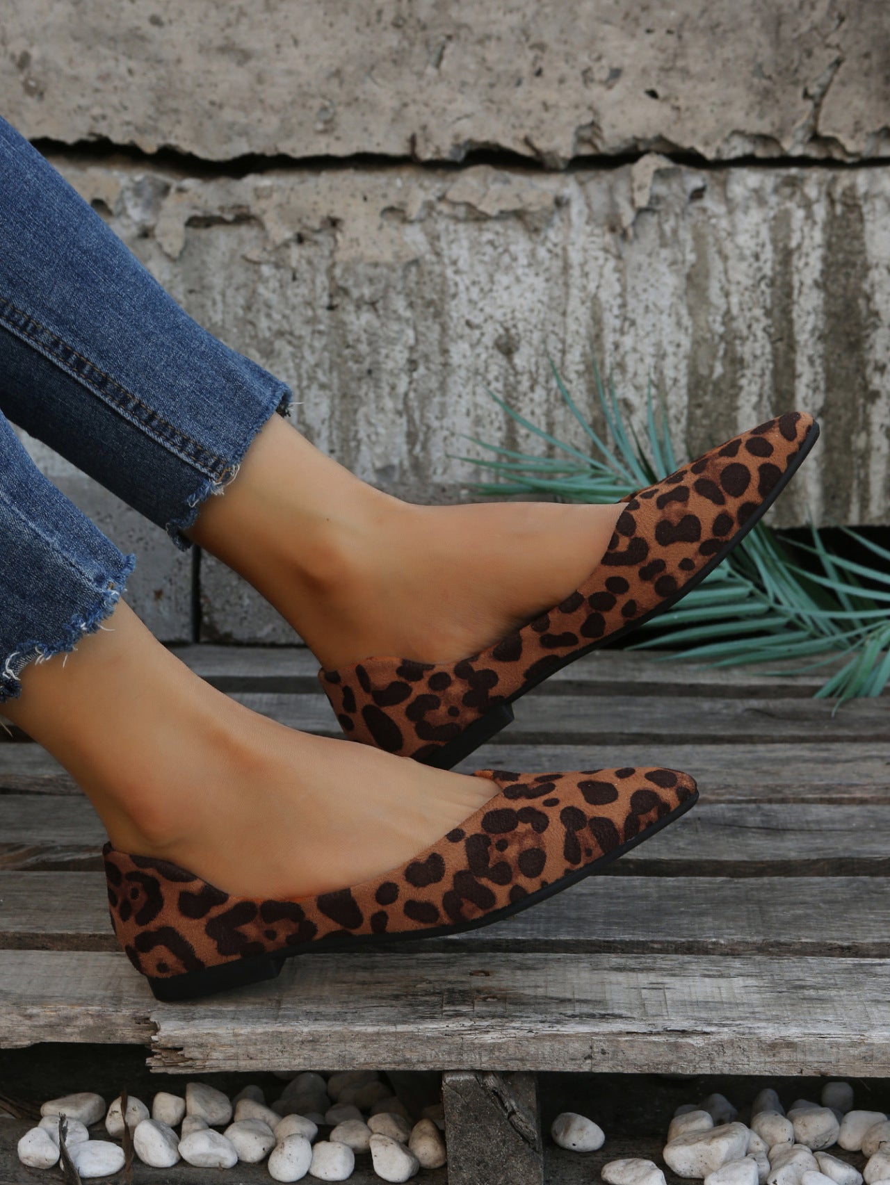 Dames Panterprint Ballerina's Flats Elegante Schoenen