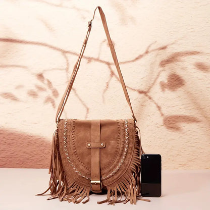 Crossbody Tas met Kwastje voor Dames Klein en Stijlvol