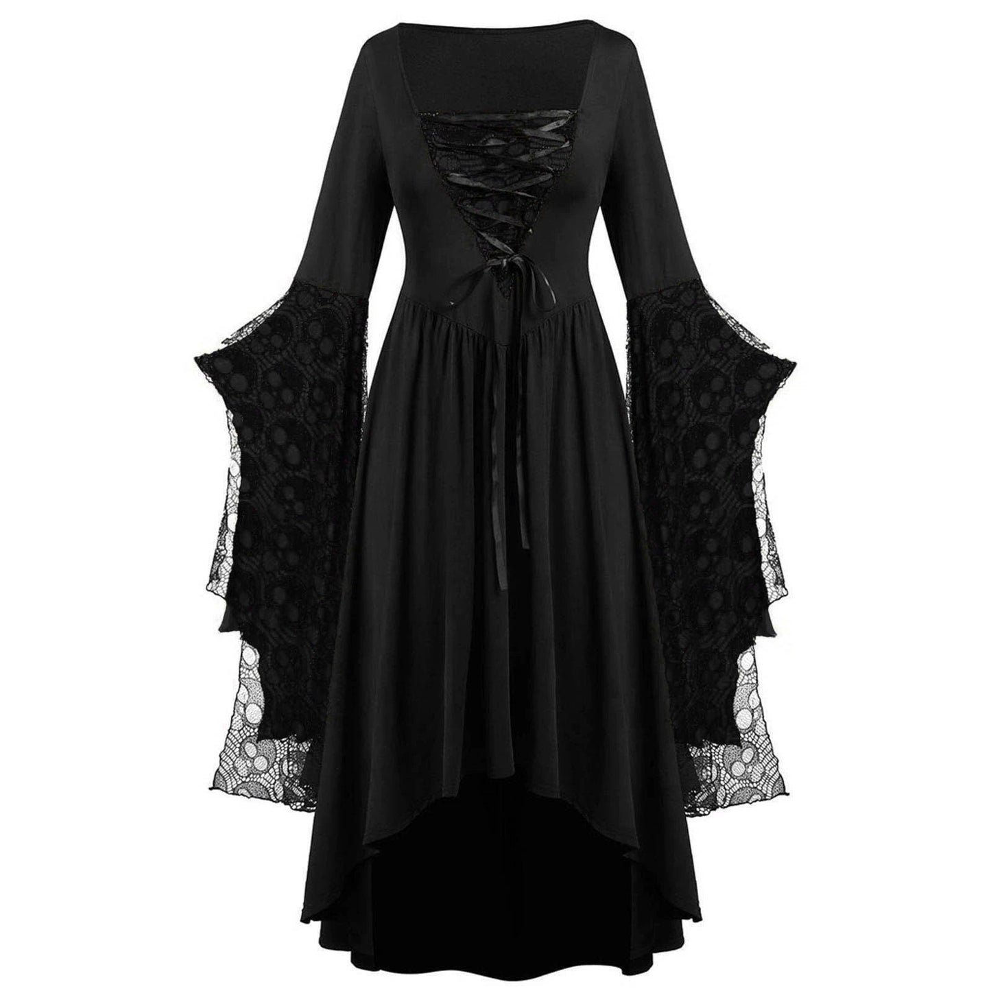 Dames Maxi Jurk met Kant Elegant Lang