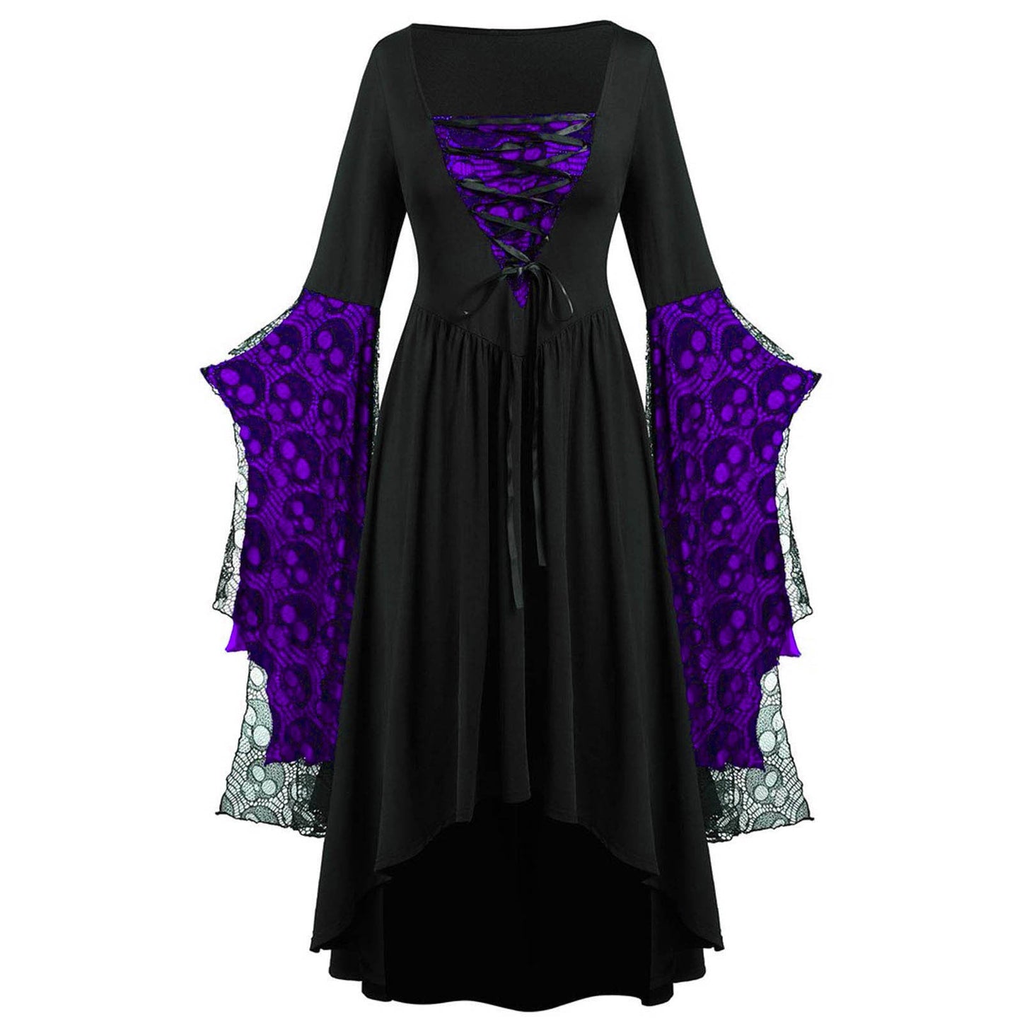 Dames Maxi Jurk met Kant Elegant Lang