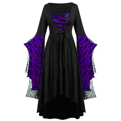 Dames Maxi Jurk met Kant Elegant Lang