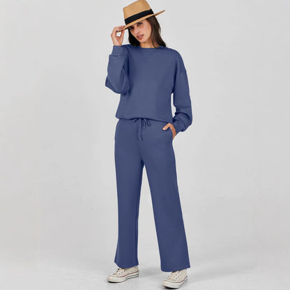 Dames Sweater Set Lange Mouwen Comfortabel Tweedelig