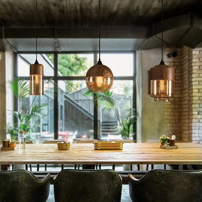 Houten Plafondlamp Noordse Stijl Modern Scandinavisch Design