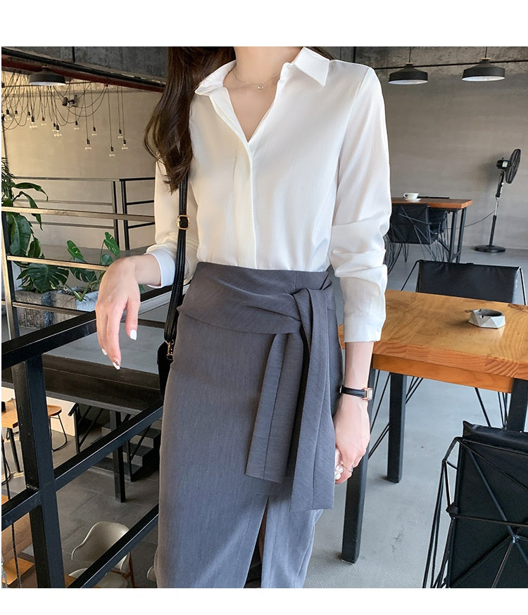 Dames Blouse Elegante Stijlvolle Korte Mouw