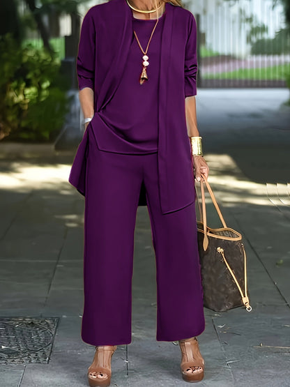 Dames 3-delige Set Elegante Stijl