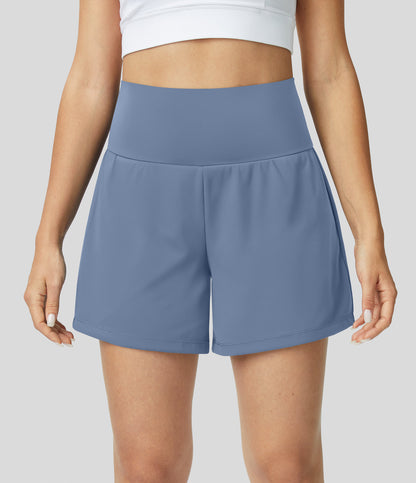 Dames Fitnessshorts High Waist Ademend Sneldrogend – Mirabella