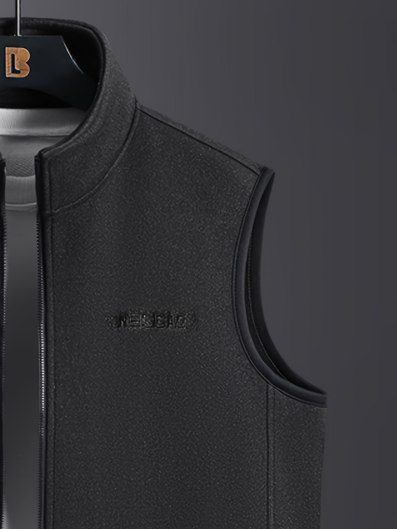Gaspare | Gilet in pile leggero con colletto rialzato