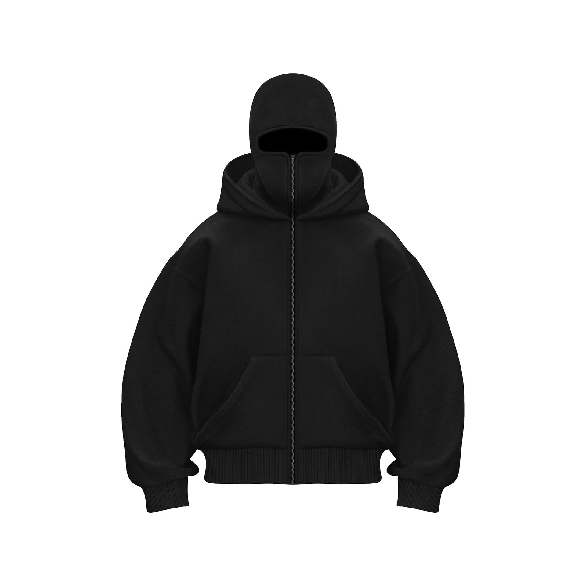 Oversized Hoodie met Gezichtsmasker voor Mannen - Mode Vibes