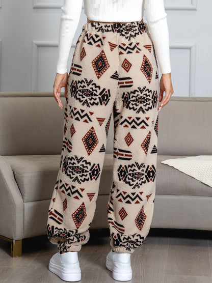 Warme Sweatbroek Azteekse Print Dames