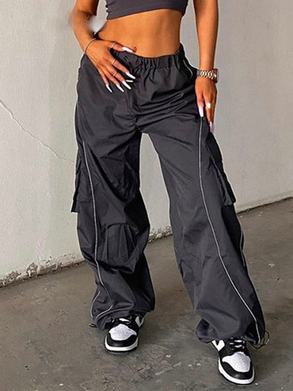 Losse Baggy Broek Streetwear Stijl Uniek Design