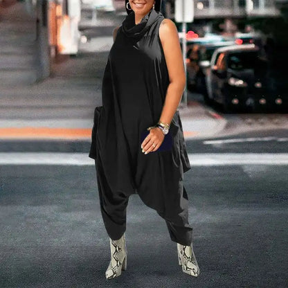 Plus Size Jumpsuit Retro Stijl Casual Madelief - Mode Vibes