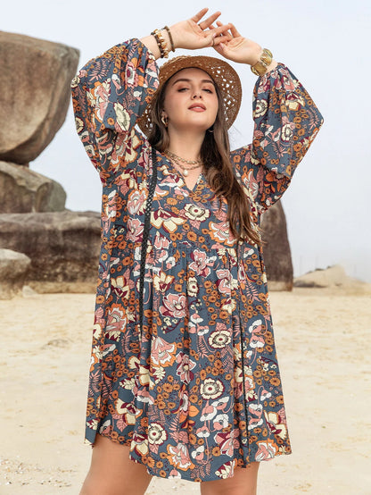 Plus-Size Zomerjurk voor Vrouw Casual en Comfortabel