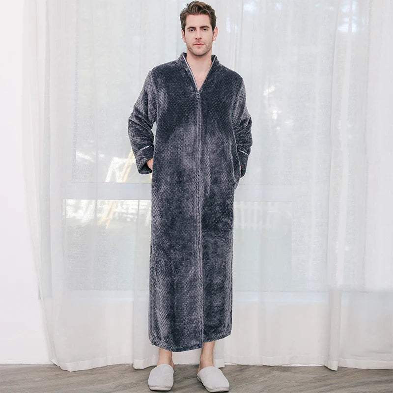 Luxe Fleece Badjas Zacht en Warm voor Dames en Heren