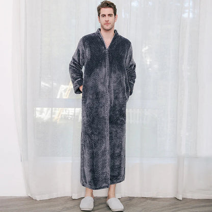 Luxe Fleece Badjas Zacht en Warm voor Dames en Heren
