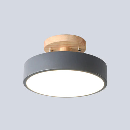Moderne LED Plafondlamp Noordse Stijl NordWood