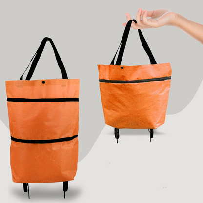 Inklapbare Boodschappentas met Wielen 2-in-1 Handy Shopper