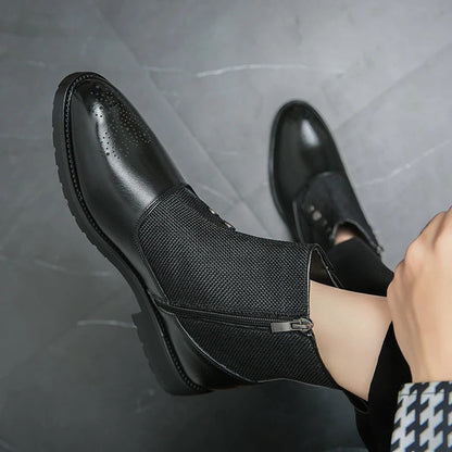Leren Laarzen Heren Luxe Kwaliteit Levi's Stijl
