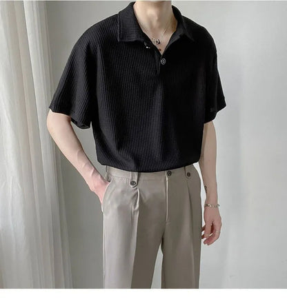 Casuele Heren Poloshirt Los Vervallen Kwaliteit