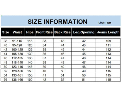 Oversized Jeans voor Mannen Losse Fit Spijkerbroek