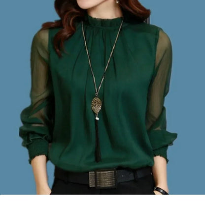 Vrouwelijke Casual Blouse Yara Mode Stijlvol