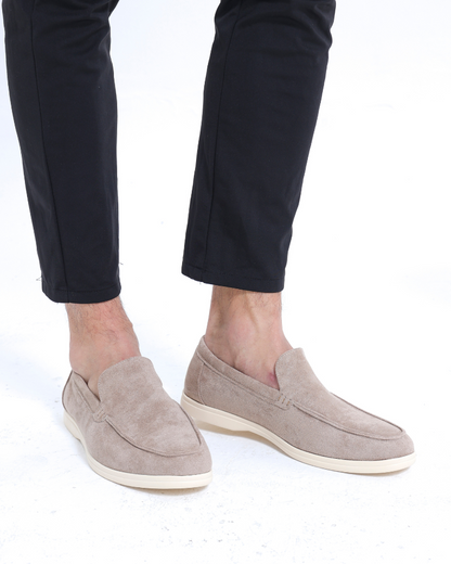 Herenzomerloafers van Suède Elegante Stijl