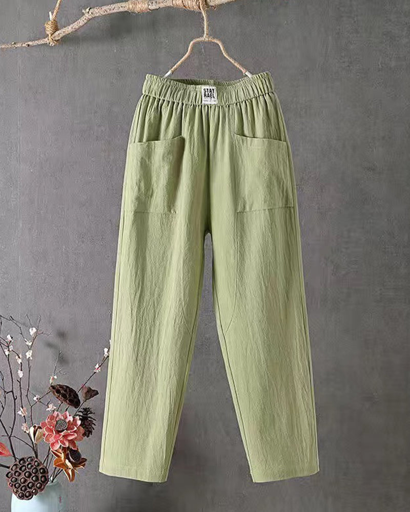 Damesbroek Losse Zomerbroek Casual Stijl