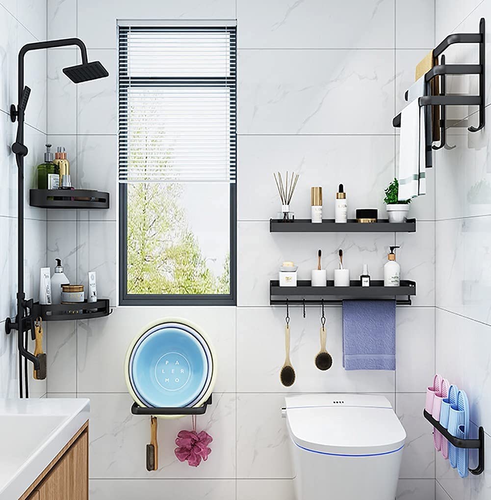 Badkamer Handdoekhouder met 2 Haken RVS