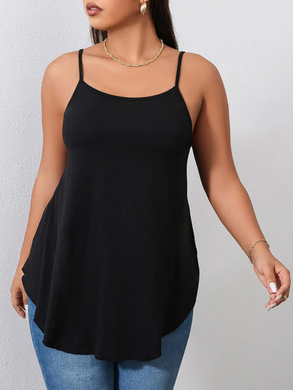 Plus-Size Top Zonder Mouwen Trendy Kleding voor Vrouwen