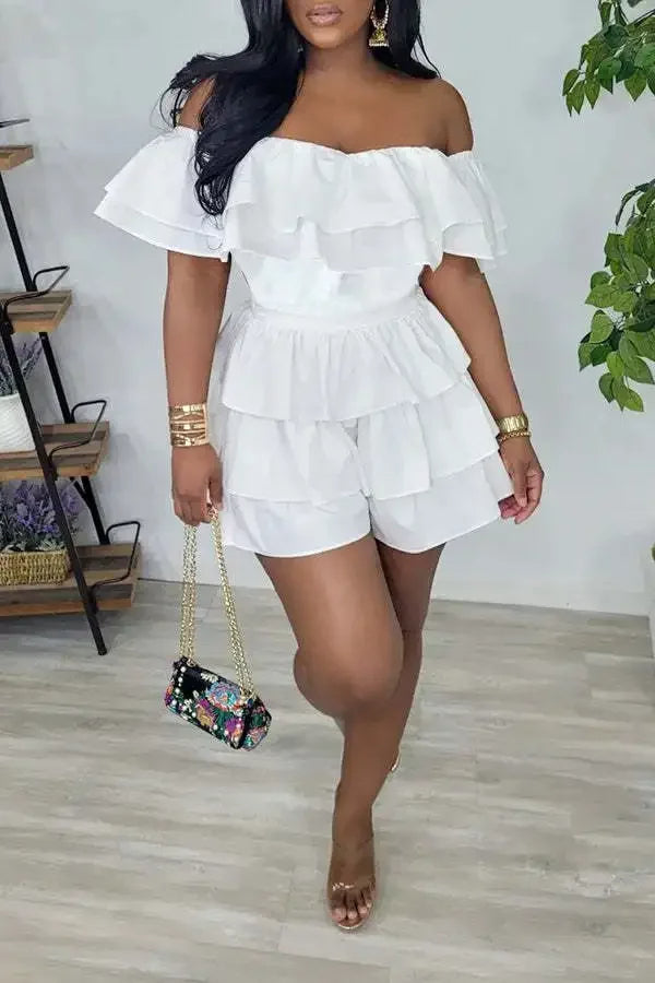 Plus Size Playsuit Luchtig en Stijlvol voor Vrouwen