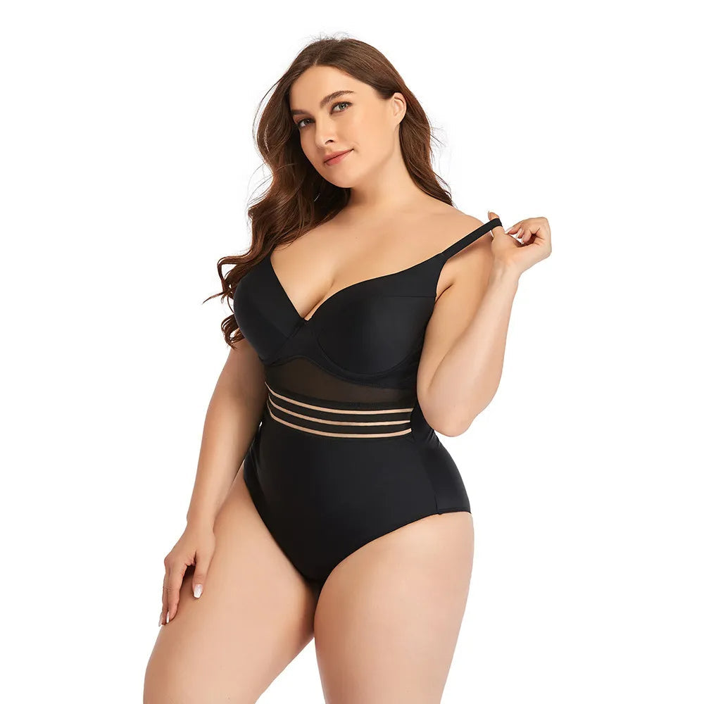 Plus-Size Badpak Flatterend en Sexy voor Vrouwen