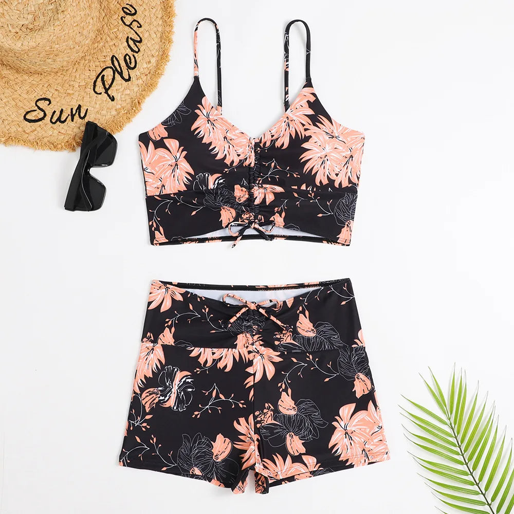 Flower Power Bikini Bloemendesign Trendy damesbadmode