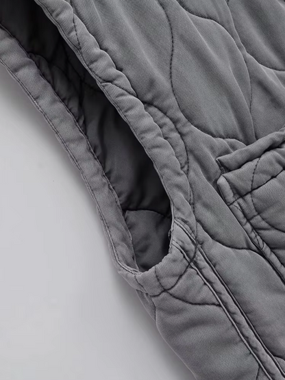 Thalia Gilet Donna – Cotone Leggero e Elegante, Smanicato Chic per Autunno/Inverno-4