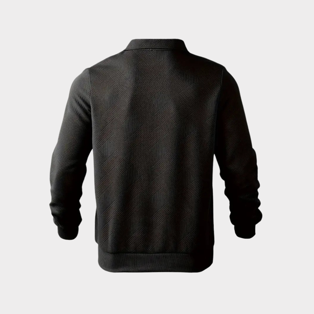Premium Quarter Zip Trui Heren Sportief