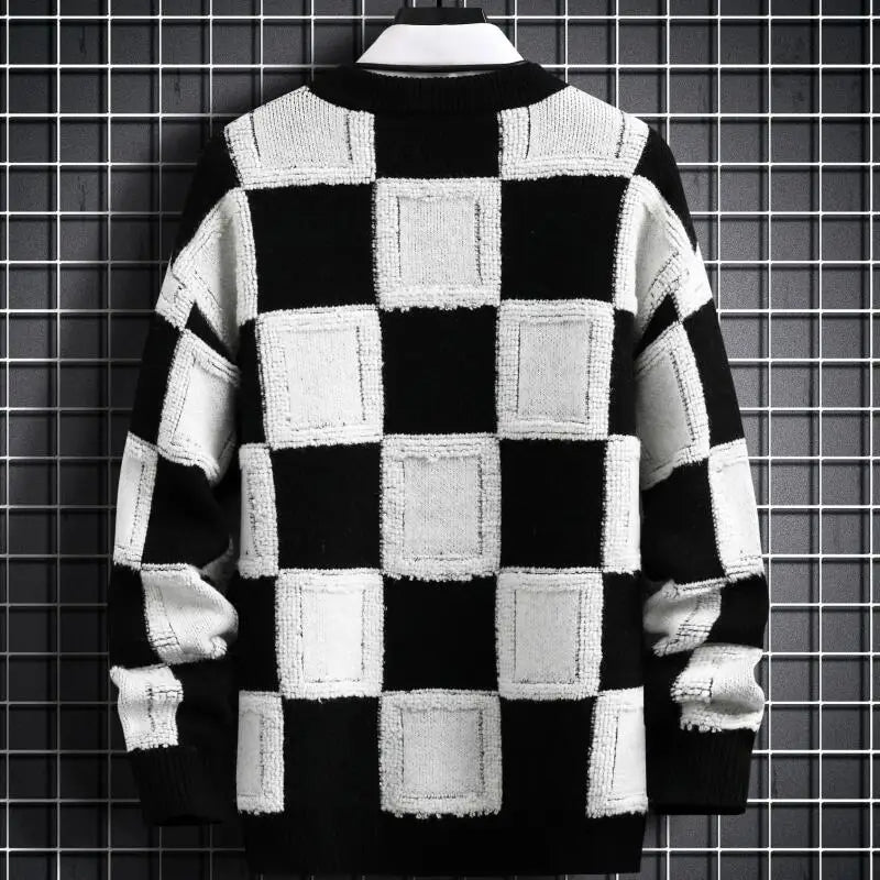 Kasjmier Trui Plaid Luxe Zachte Warme damestrui